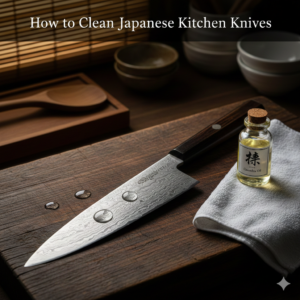 How to Clean Japanese Kitchen Knives