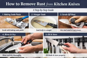 How to Remove Rust from Kitchen Knives