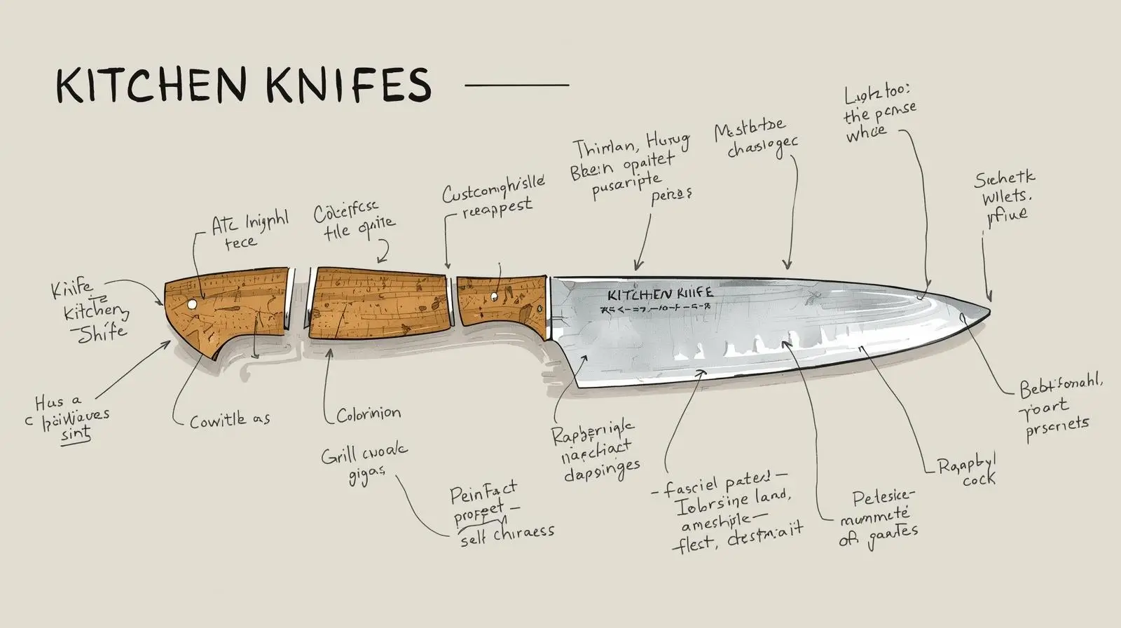 Parts Of A Kitchen Knife Explained