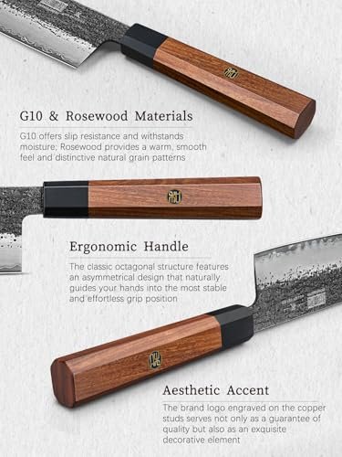 HOSHANHO 7 Inch Nakiri Knife