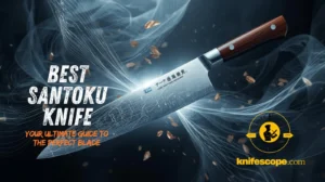 High-quality Santoku knife with design