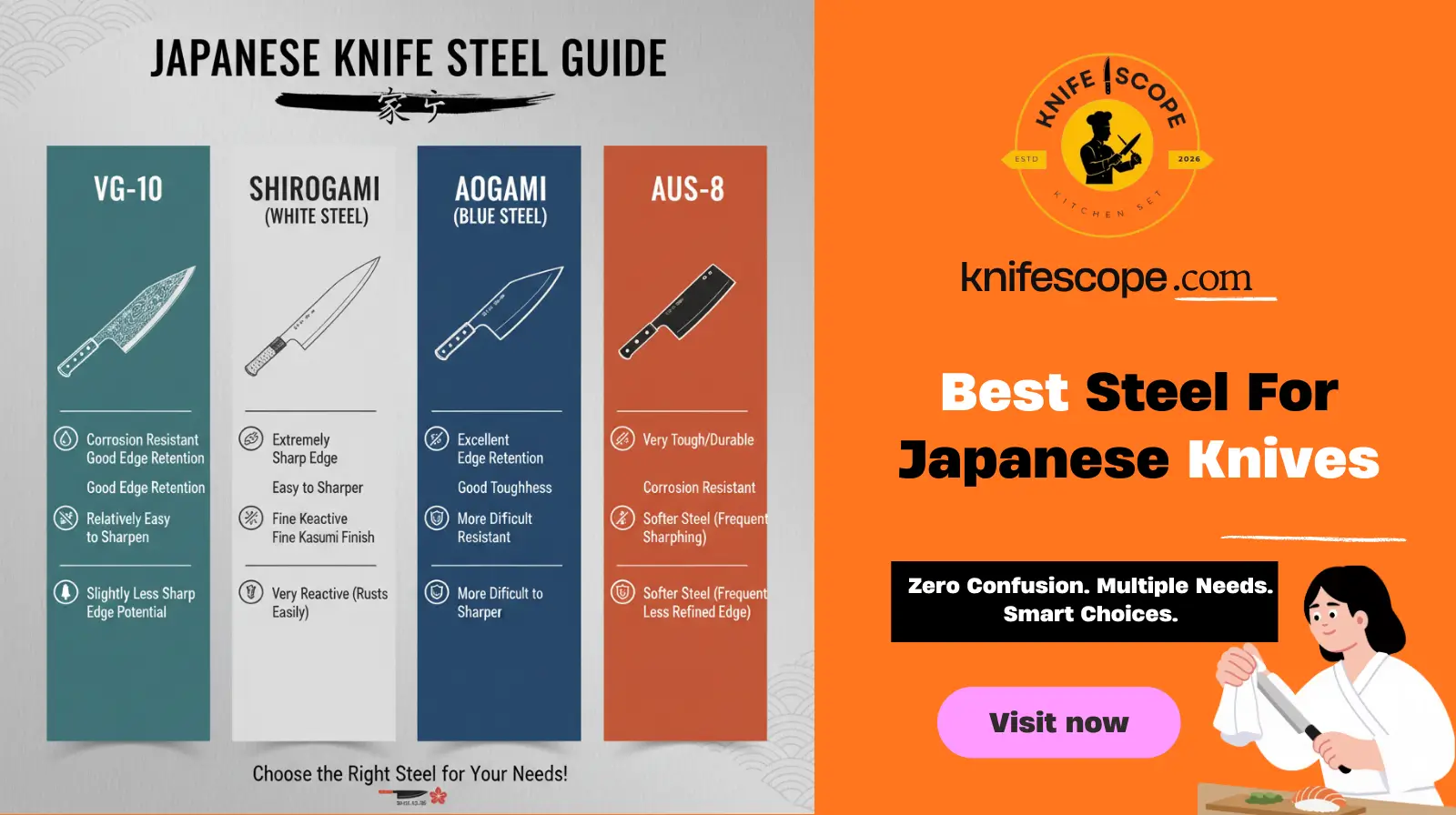 Best Steel For Japanese Knives