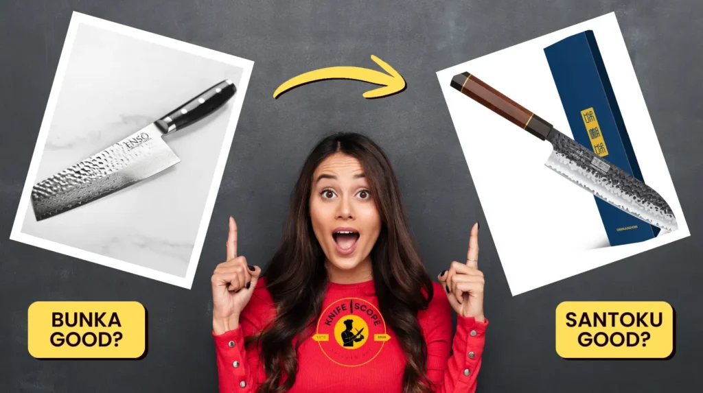 Bunka Vs Santoku Knife