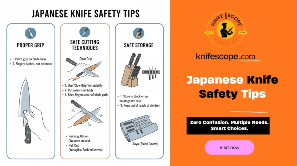 Japanese Knife Safety Tips: Pro Techniques For Safe Use 1 Japanese Knife Safety Tips