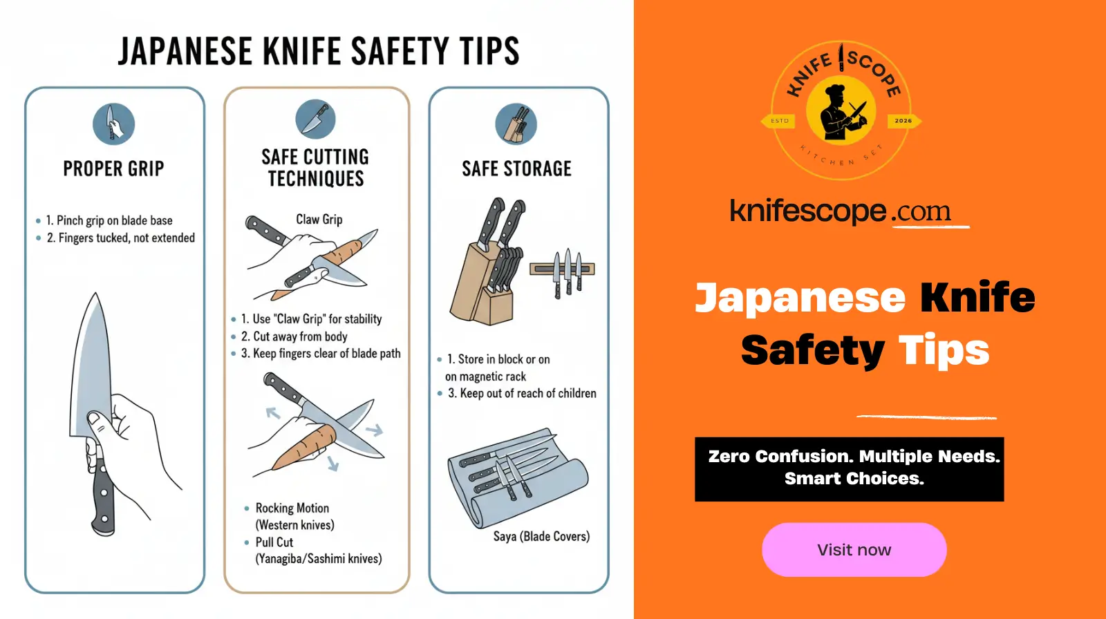 Japanese Knife Safety Tips