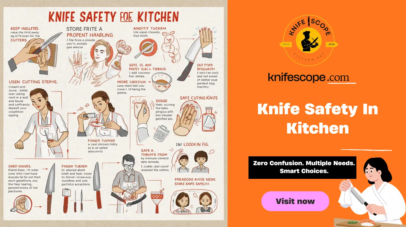 Knife Safety In Kitchen