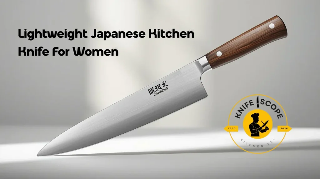 Lightweight Japanese Kitchen Knife For Women 1 Elegant Japanese kitchen knife design
