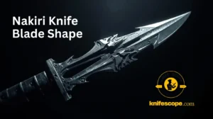 Intricate Nakiri knife blade design