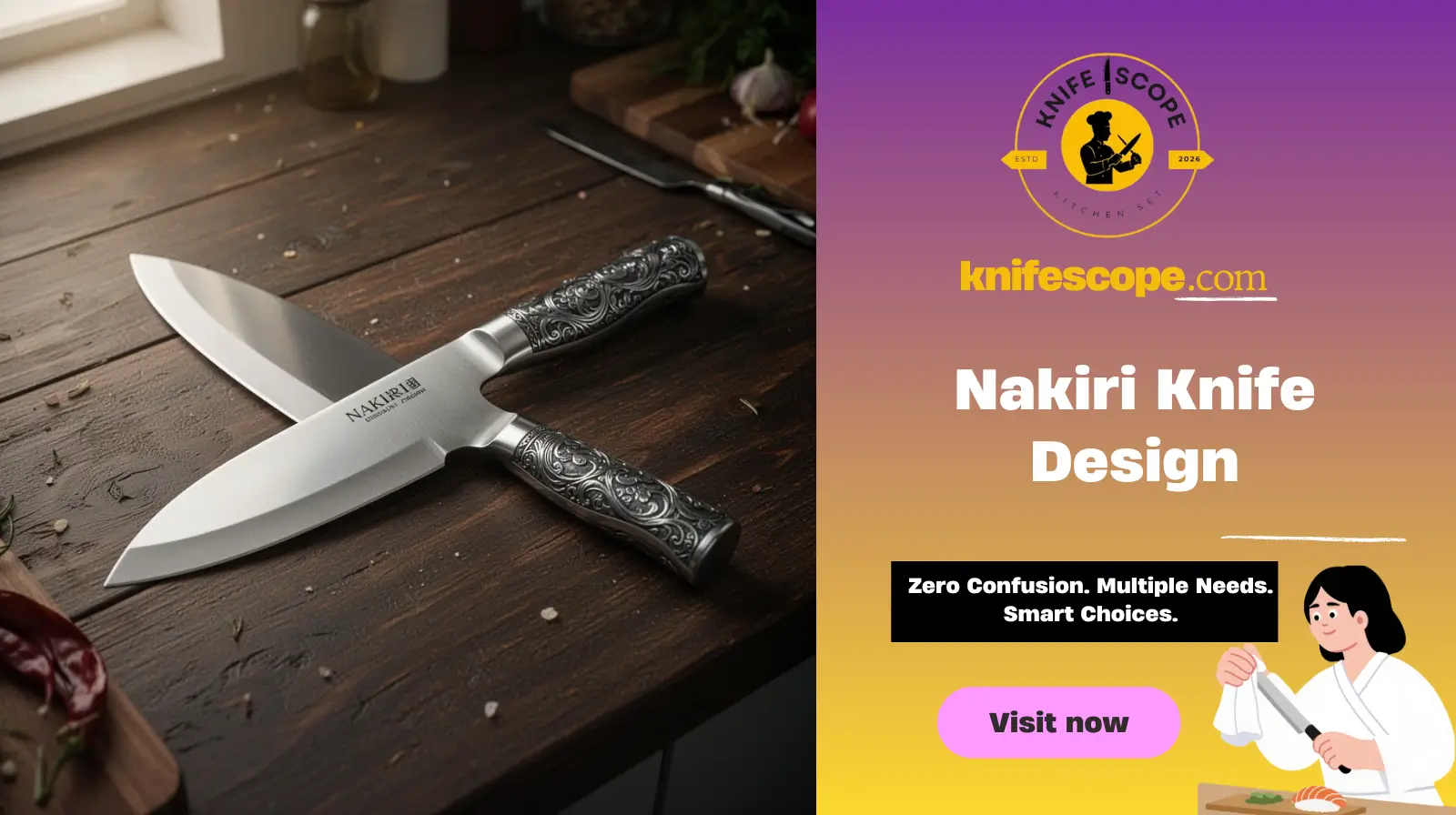 Nakiri Knife Design