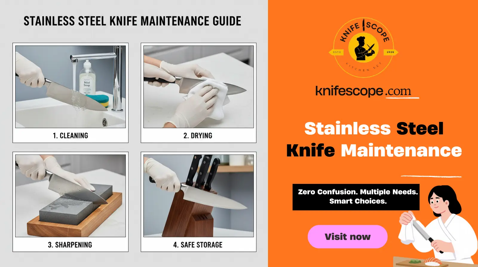 Stainless Steel Knife Maintenance