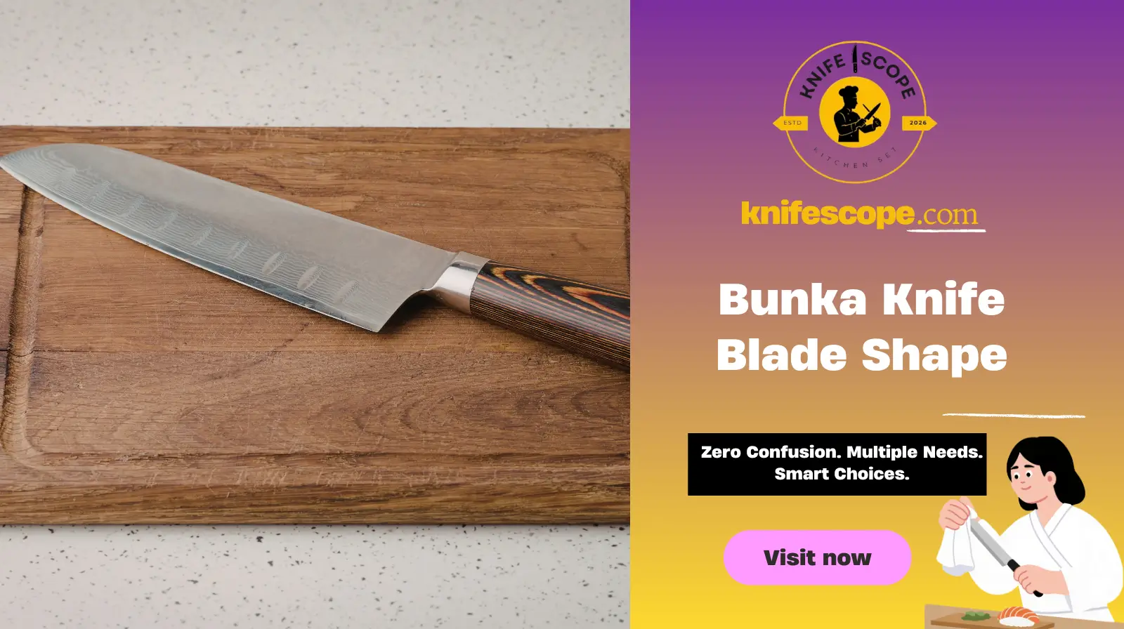 Bunka Knife Blade Shape