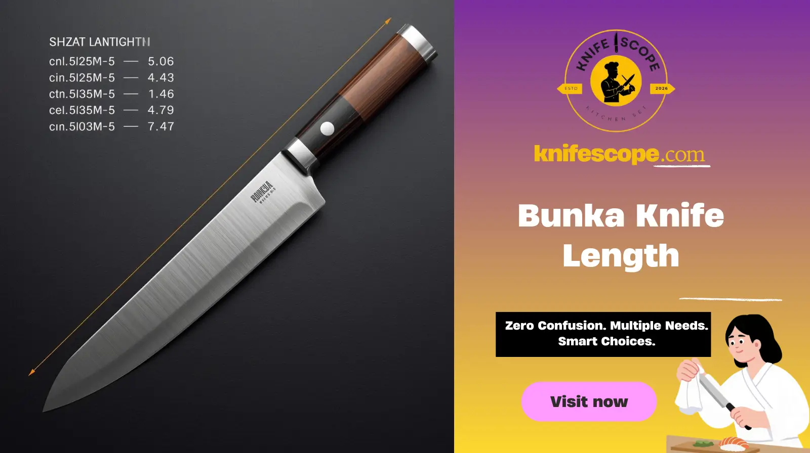 Bunka Knife Length