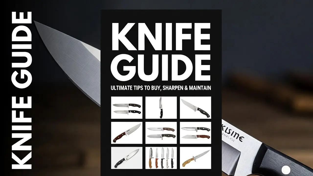 Knife guide with tips and images