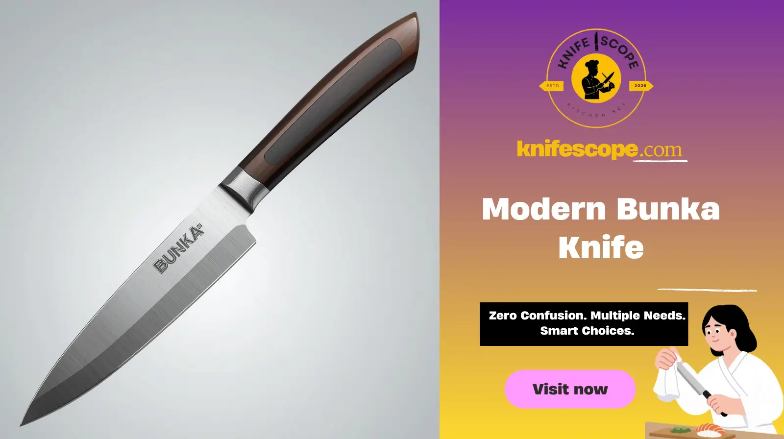 Modern Bunka Knife
