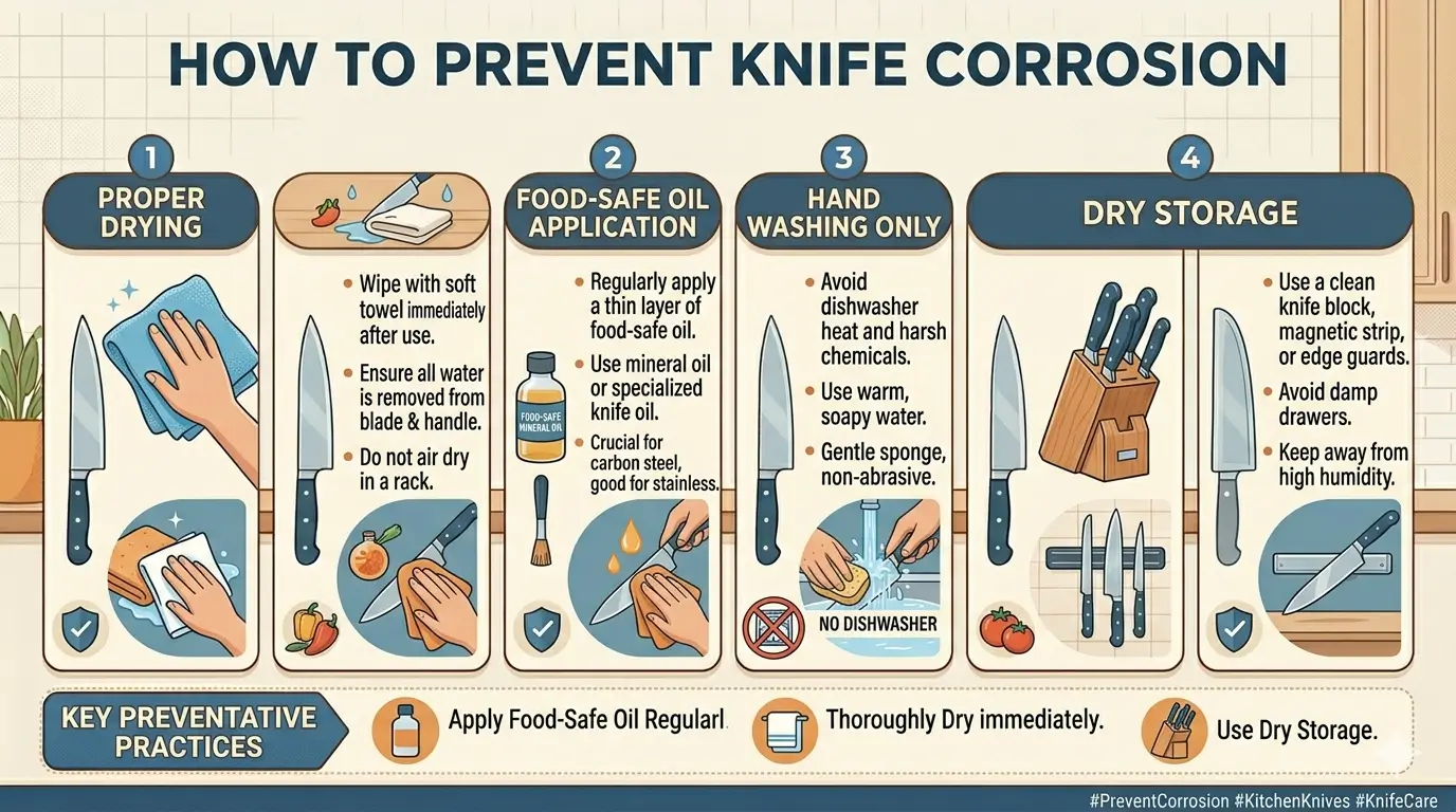 Knife Corrosion Prevention: Ultimate Rust-Free Care 1 Knife Corrosion Prevention