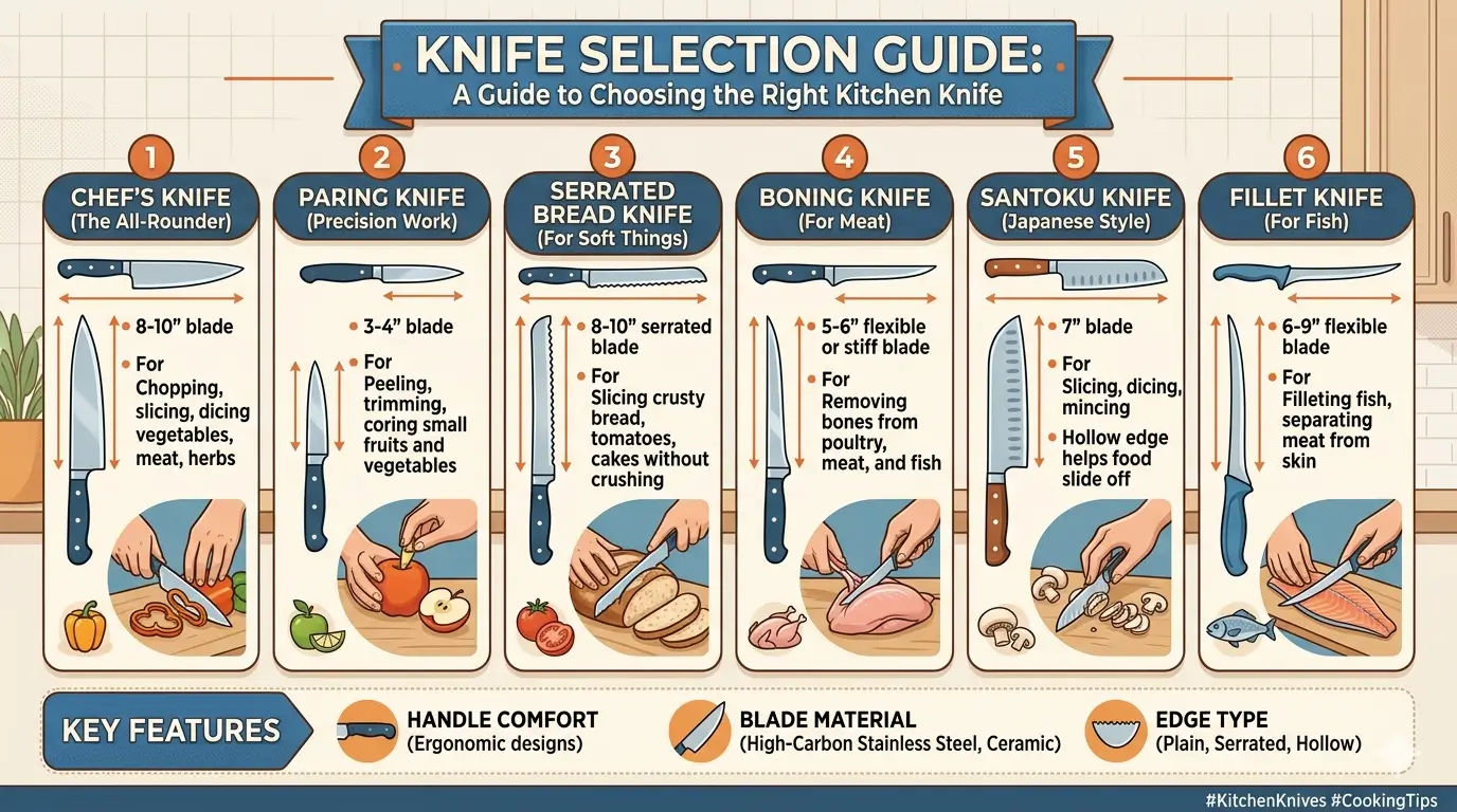 Knife Selection Guide: Choose The Perfect Knife 1 Knife Selection Guide