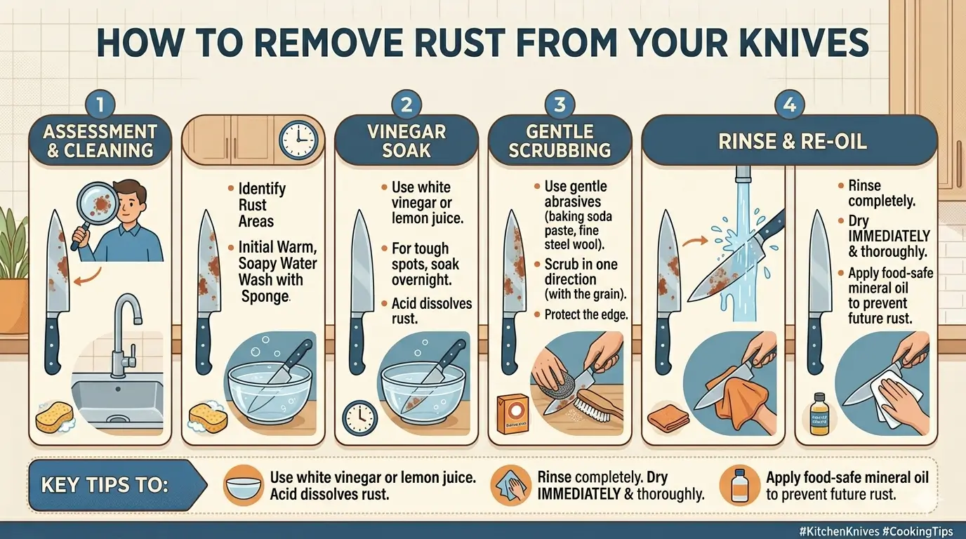 How To Remove Rust From Knife: Easy Safe Methods 1 emove rust